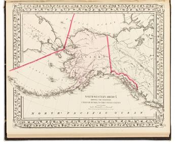 MITCHELL, SAMUEL AUGUSTUS. Mitchells New General Atlas, Containing Maps of the Various Countries of the World, Plans of Cities, etc.